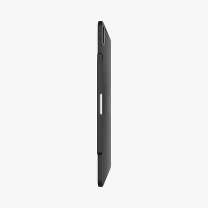 ACS07670 - iPad Air 13-inch (2024) Case Enzo Aramid in Black showing the partial back and partial side