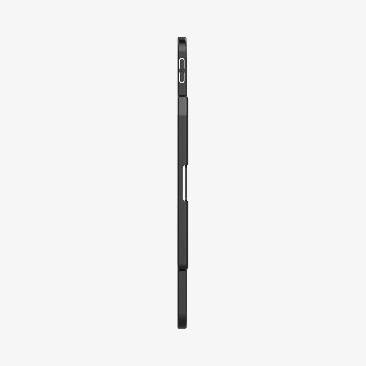 ACS07670 - iPad Air 13-inch (2024) Case Enzo Aramid in Black showing the side