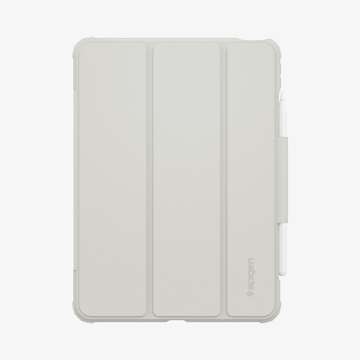 ACS06074 - iPad Air 10.9" Case Air Skin Pro in gray showing the front with pen in slot
