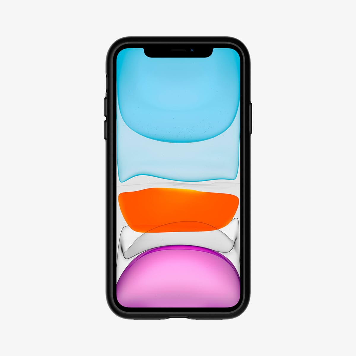 076CS27437 - iPhone 11 Case Slim Armor CS in rose gold showing the front