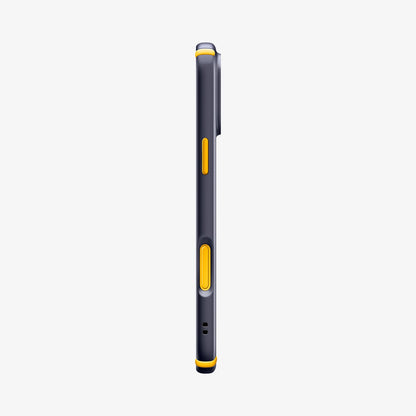ACS09639 - iPhone 17 Pro Nano Pop Hybrid (MagFit) in Blueberry Navy showing the side