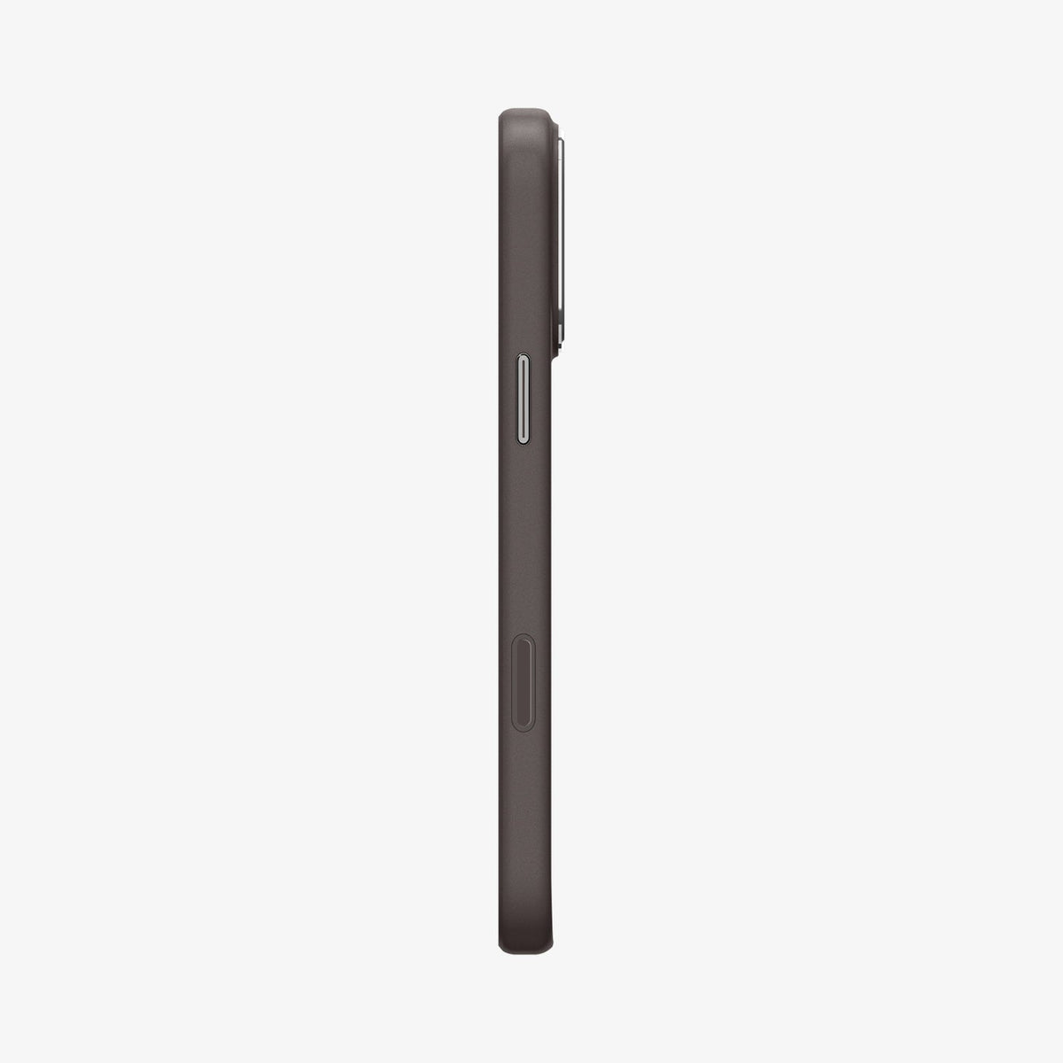 ACS09609 - iPhone 17 Pro Max Urban Fit T (MagFit) in Mocha Brown showing the side