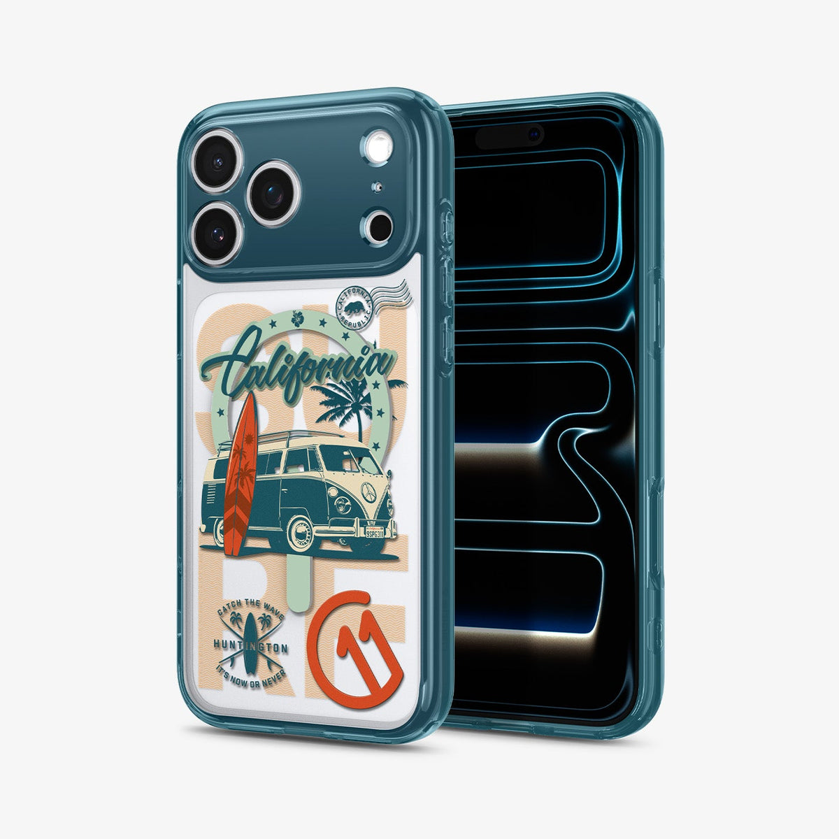 ACS10169 - iPhone 17 Pro Max Series Case c11 Series Huntington Edition (MagFit) showing the back and front