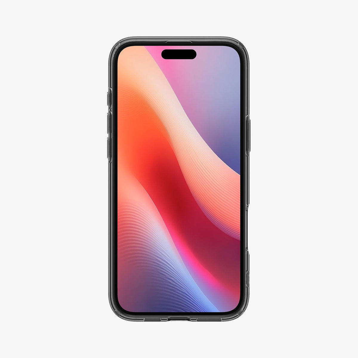 ACS08078 - iPhone 16 Plus Case Ultra Hybrid Zero One (MagFit) in Zero One showing the front
