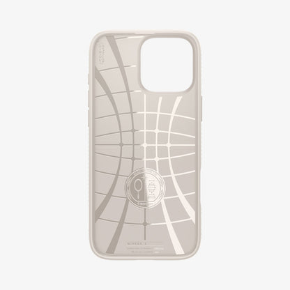 ACS08120 - iPhone 16 Pro Case Liquid Air in Natural Titanium showing the inner case