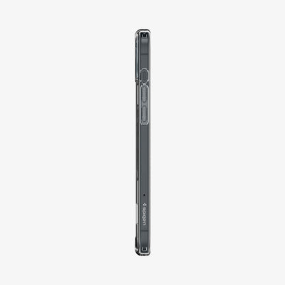 ACS06808 - iPhone 15 Case Ultra Hybrid S (MagFit) in black showing the side