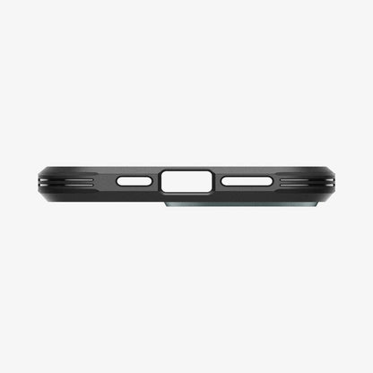 ACS06596 - iPhone 15 Pro Max Case Tough Armor (MagFit) in abyss green showing the bottom