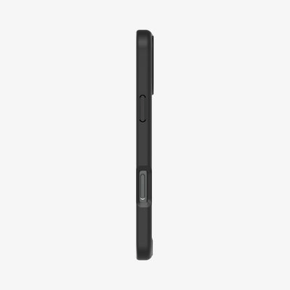ACS08377 - iPhone 16 Pro Max Case Ultra Hybrid S (MagFit) in Frost Black showing the side