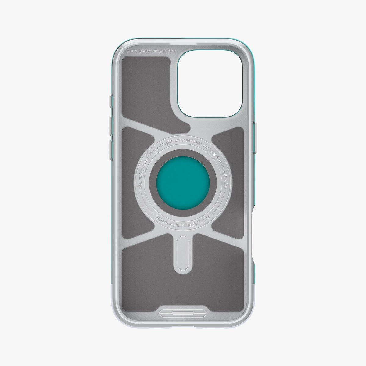ACS08153 - iPhone 16 Pro Case Classic C1 (MagFit) in Bondi Blue showing the inner case