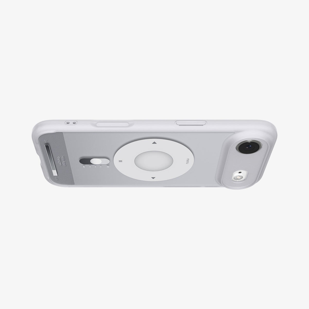 ACS10060 - iPhone 17 Air Ultra Hybrid Classic (MagFit) in Classic Silver showing layer and magfit magnet above the case