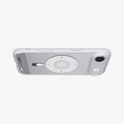 ACS10060 - iPhone 17 Air Ultra Hybrid Classic (MagFit) in Classic Silver showing layer and magfit magnet above the case