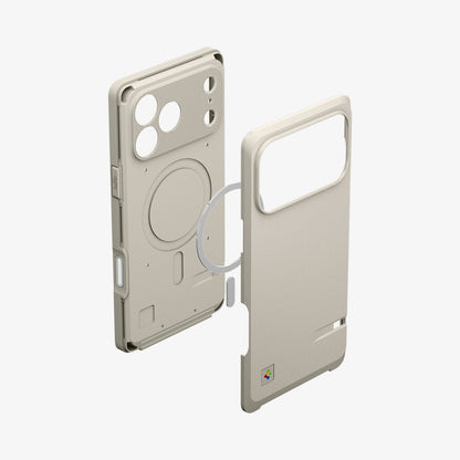 ACS10478 - iPhone 17 Pro Max Classic LS MagFit case showing exploded view with inner MagFit ring and two piece construction