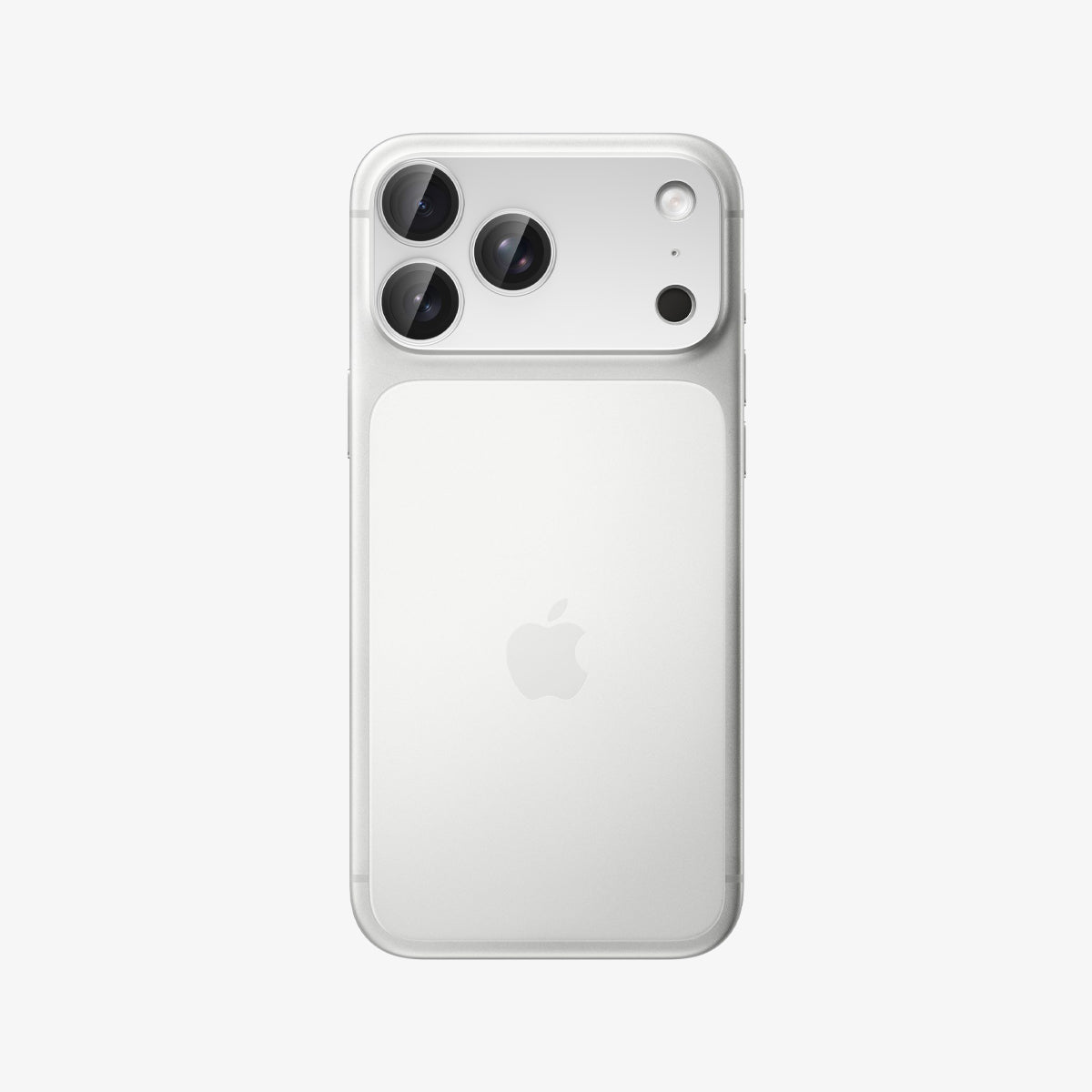 AGL10647 - iPhone 17 Pro Optik Pro XL EZ Fit Lens Protector in silver showing the back