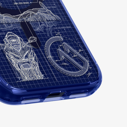 ACS12204 - Bottom corner view of the Spigen C11 Velocity iPhone case