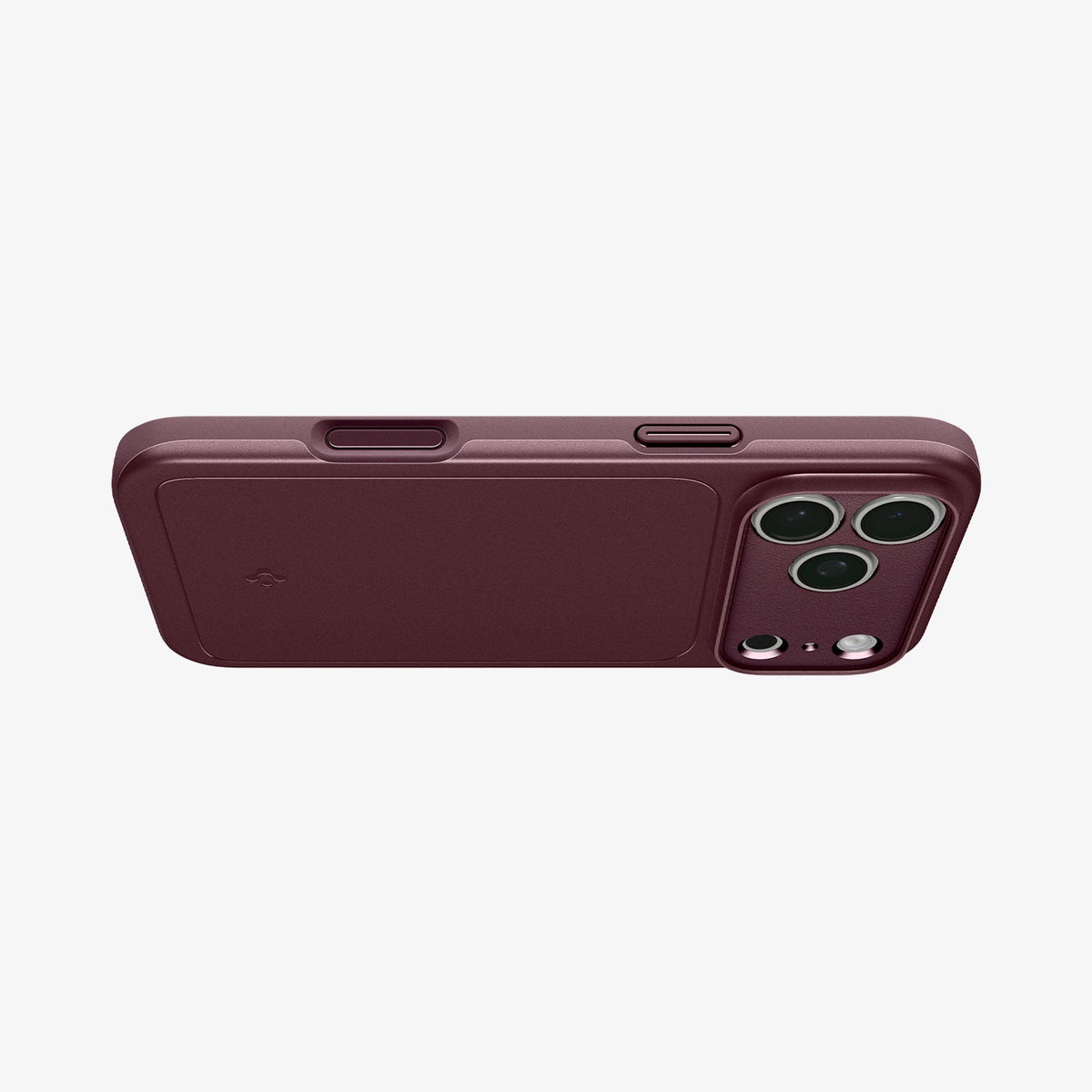 ACS12333 - iPhone 18 Pro Max / iPhone 17 Pro Max in Dark Cherry showing the bottom of case