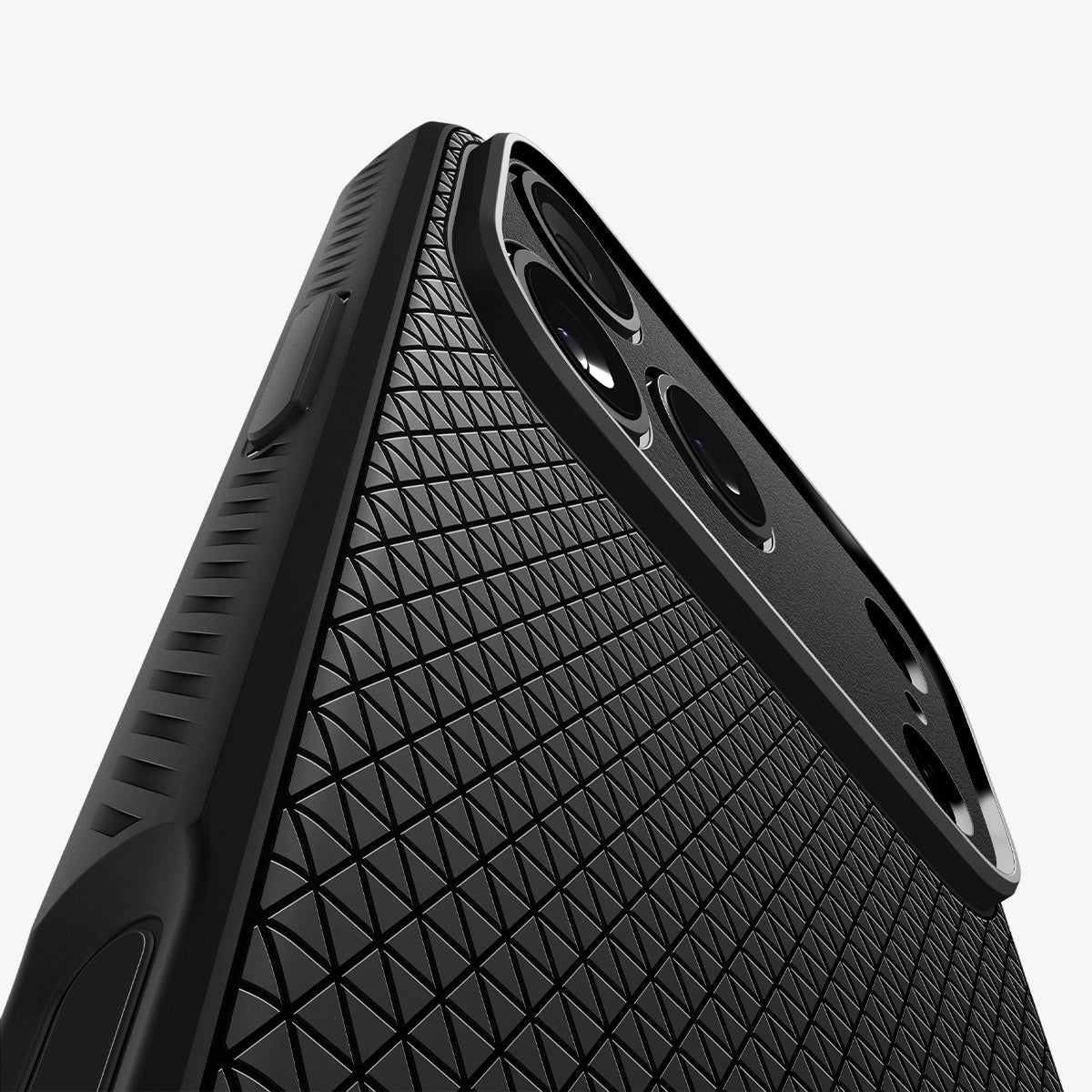 ACS09888 - iPhone 17 Pro Max Liquid Air in Matte Black showing detail of back and camera