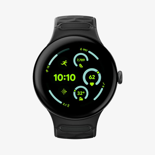 AMP10192 - Pixel Watch 5 (45mm) Parallax Matte Black showing the front