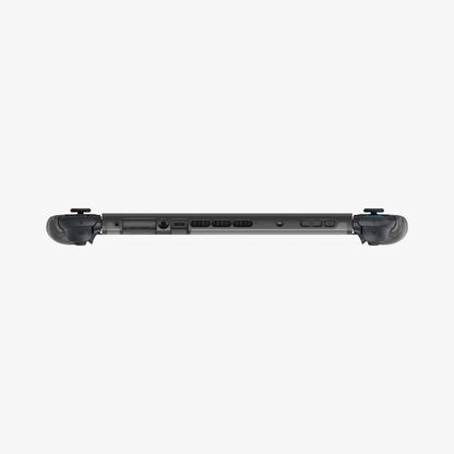 ACS10167 - Nintendo Switch 2 Ultra Hybrid case bottom view showing precise cutouts for charging port speakers vents and control buttons along the center frame