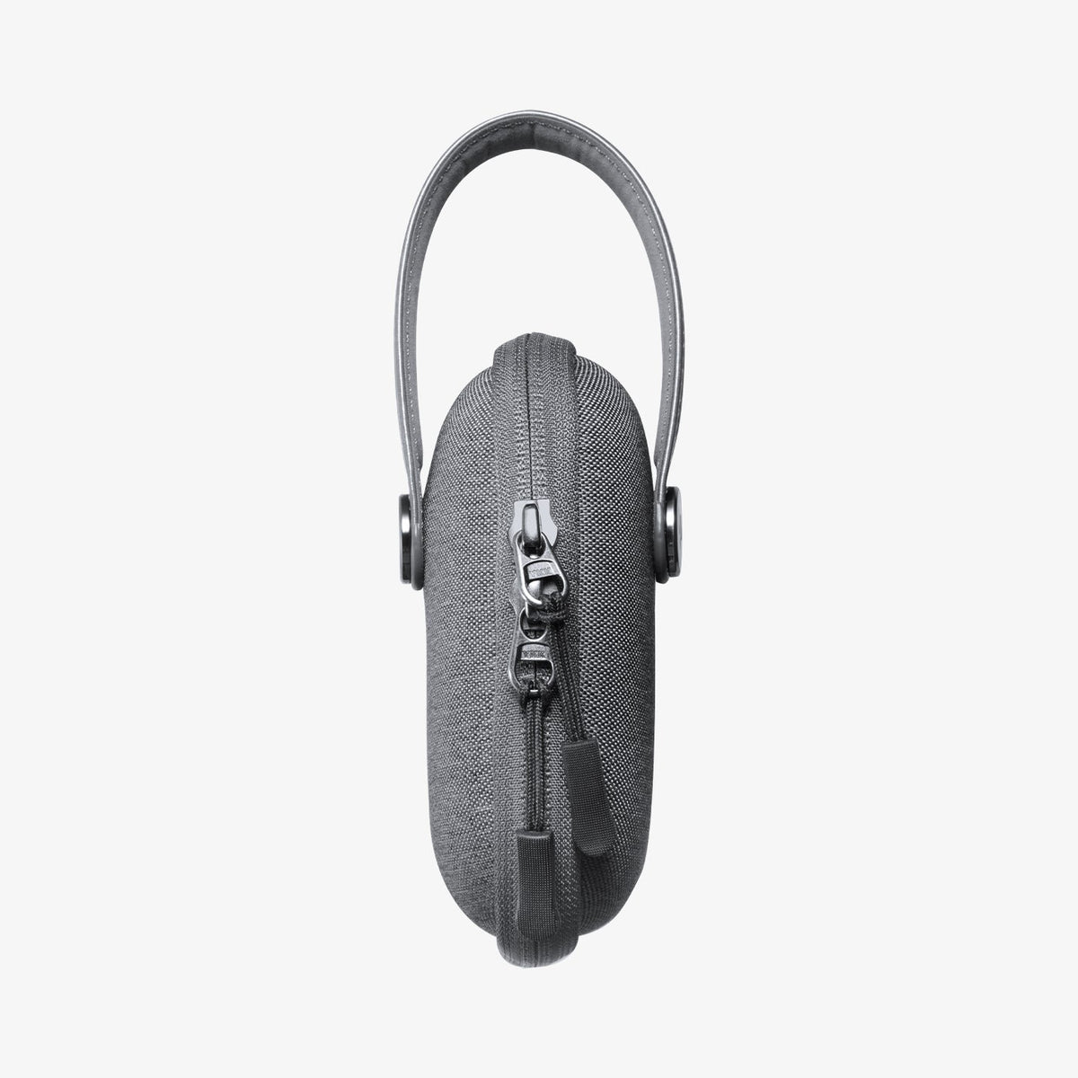 AGP10204 - Nintendo Switch 2 Klasden Pouch Renewed in Charcoal Gray showing the side near the strap