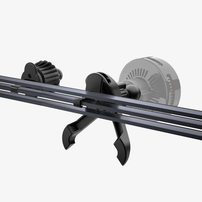 ACP10511 - Spigen Essential Qi2.2 Hook Car Mount (Mag Fit) showing the back with mount attached to airvent