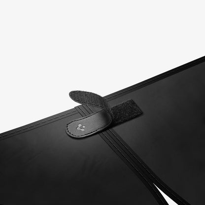 ACP09093 - R1S (2022-2025) Rivian CryoShade RO260 in Black showing the velcro partially lifted