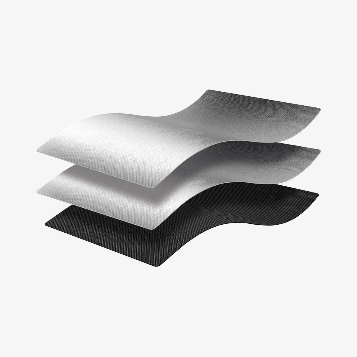 ACP09093 - R1S (2022-2025) Rivian CryoShade RO260 in Black showing the layers of the fabric