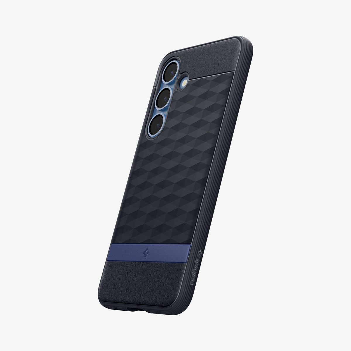 ACS09061 - Galaxy S25 Plus Case Parallax (MagFit) in Navy Violet showing the back, partial side and bottom