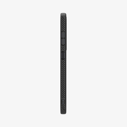 ACS08979 - Galaxy S25 Plus Case Liquid Air in Matte Black showing the side