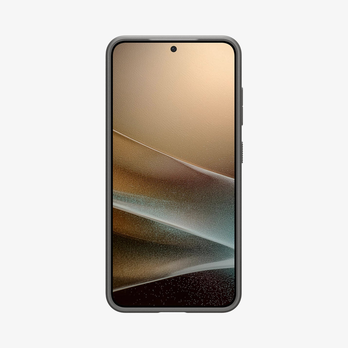 ACS08980 - Galaxy S25 Plus Case Liquid Air in Marble Gray showing the front
