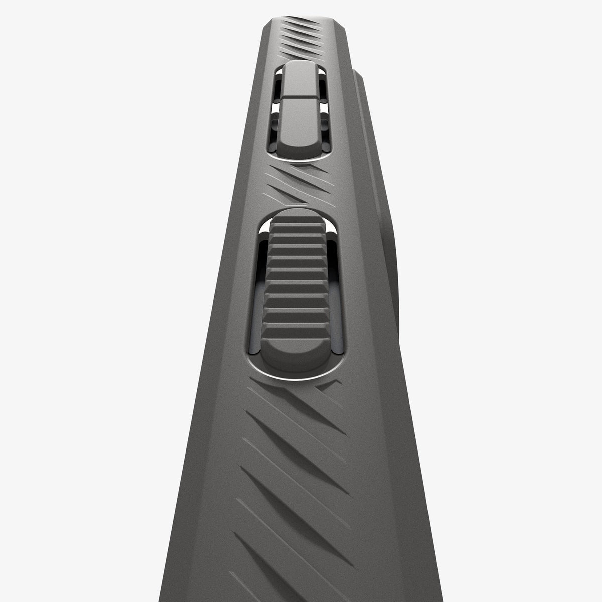 ACS11216 - Galaxy S26 Liquid Air in Marble Gray showing the side