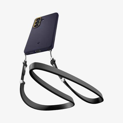ACS11065 - Galaxy S26 Nano Pop (Mag Fit) in Blueberry Navy showing a strap on with the device and case