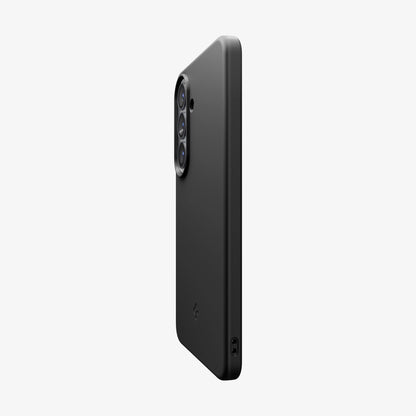 ACS11396 - Galaxy S26 Case Thin Fit (Mag Fit) Black showing the back and partial side