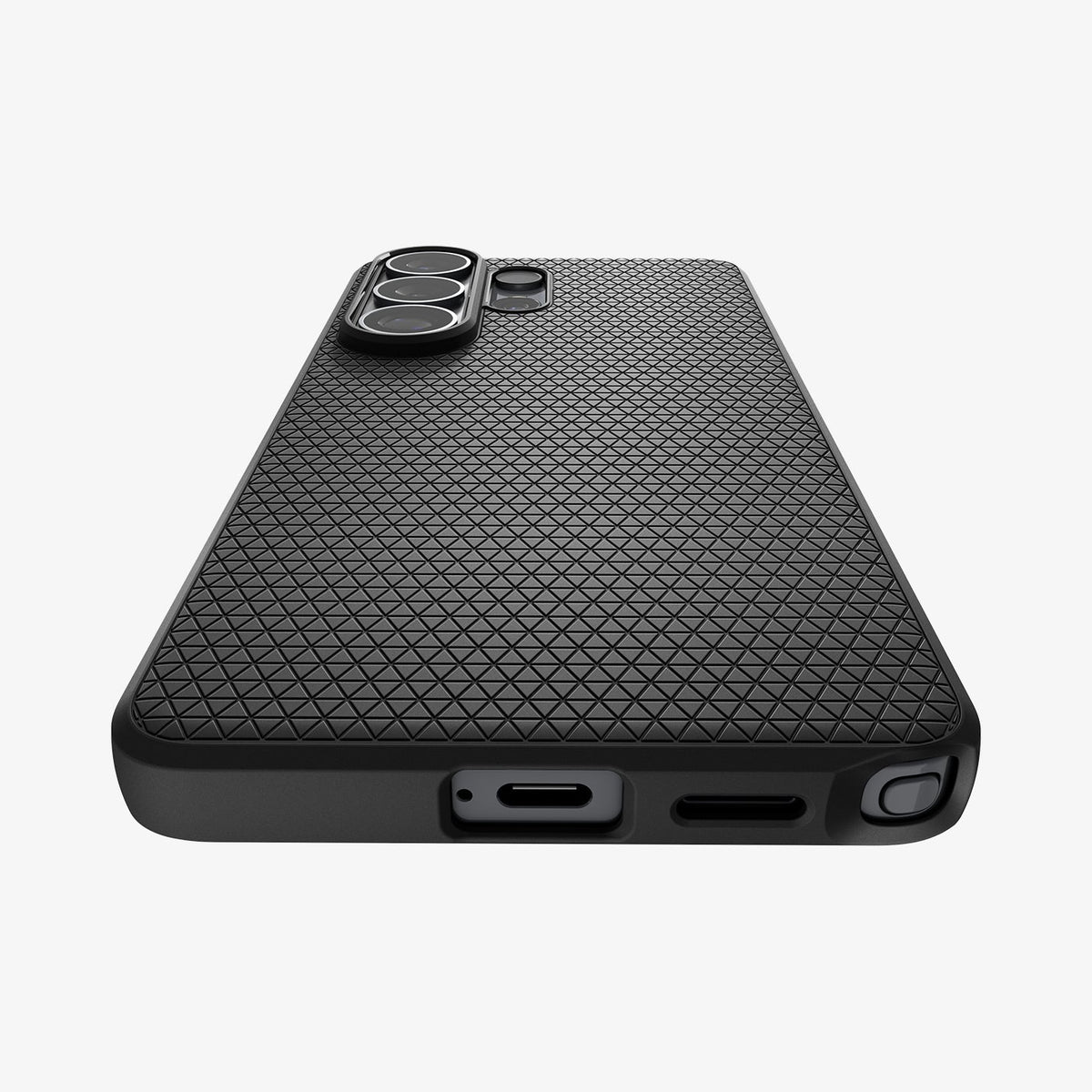 ACS11023 - Galaxy S26 Ultra Liquid Air in Matte Black showing the back