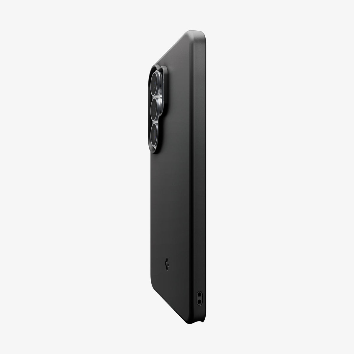ACS11394 - Galaxy S26 Ultra Case - Thin Fit (Mag Fit) Black showing the back and partial side