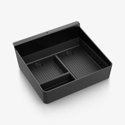 ACP07407 - Model 3 (2024-2025) Highland | Model Y (2025) Refresh Center Console Organizer Upper Tray Non Slide | TO220H showing the inside, partial side and bottom of an organizer