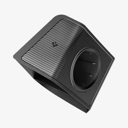 ACP09180 - Tesla Charging Adapter Door Dock TO255 in Black showing the top, partial inner and partial bottom