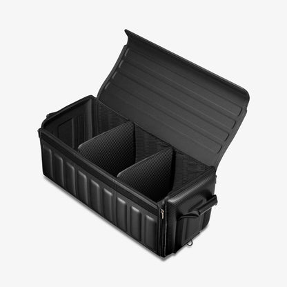 ACP08855 - Trunk Organizer TSO100 in Black showing the inner and partial side with dividers inside