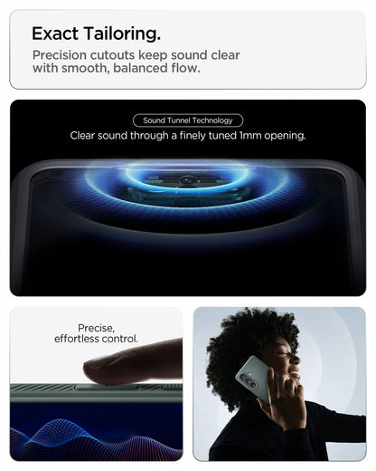 ACS11045 - Galaxy S26 Plus Liquid Air (Mag Fit) in Abyss Green showing exact tailoring. precision cutouts keep sound clear with smooth balanced flow