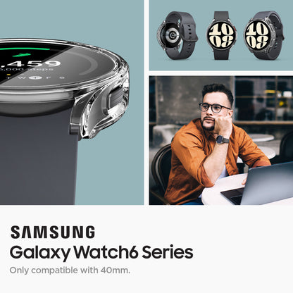 ACS06502 - Galaxy Watch 6 (40mm) Case Ultra Hybrid in crystal clear samsung galaxy watch 6 series. only compatible with 40mm