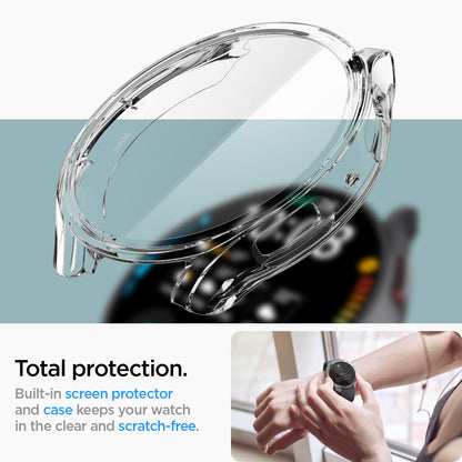 ACS06497 - Galaxy Watch 6 (44mm) Case Ultra Hybrid in crystal clear total protection. built in screen protector and case keeps your watchin the clear and scratch free.