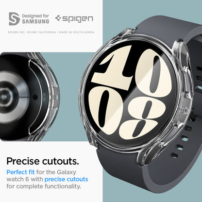 ACS06497 - Galaxy Watch 6 (44mm) Case Ultra Hybrid in crystal clear precise cutouts. perfect fit or the galaxy watch 6 with precise cutouts for complete functionality.