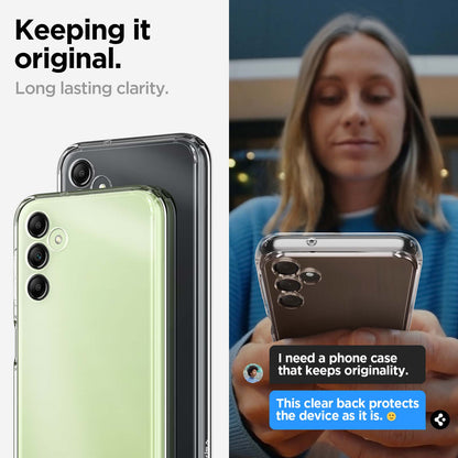 ACS05846 - Galaxy A14 5G (NA) Case Ultra Hybrid in Crystal Clear keeping it original. Long lasting clarity.
