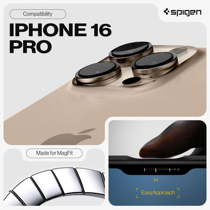ACS08145 - iPhone 16 Pro Case Tough Armor AI (MagFit) in Gunmetal compatibility iphone 16 Pro. Made for magfit. Easy approach.
