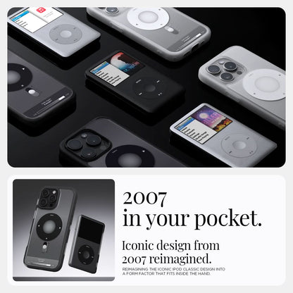 ACS08384 - iPhone 16 Pro Case Ultra Hybrid Classic (MagFit) in Classic Black 2007 in your pocket. Iconic design from 2007 reimagined.