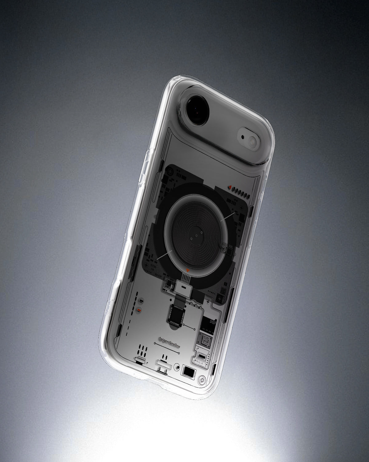 ACS10059 - iPhone 17 Air Ultra Hybrid Neo One (MagFit) showing back of the case