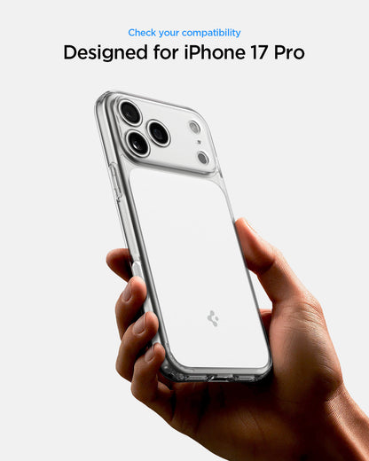 ACS10077 - iPhone 17 Pro Ultra Hybrid T (MagFit) in Glossy White showing check your compatibility.