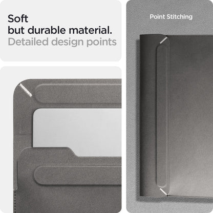 AFA06421 - Spigen Valentinus MacBook Sleeve soft durable leather material with detailed point stitching finish