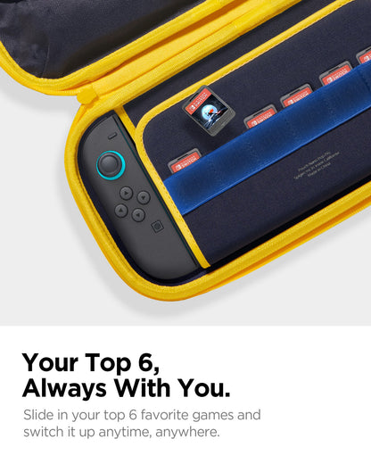 AGP09565 - Nintendo Switch 2 Nano Pop Pro Blueberry Navy showing your top 6, always with you. Slide in your top 6 favorite games and switch it up anytime, anywhere