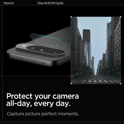 AGL09661 - Pixel 10 Optik EZ Fit Lens Protector protect your camera all-day, everyday. capture picture perfect moments
