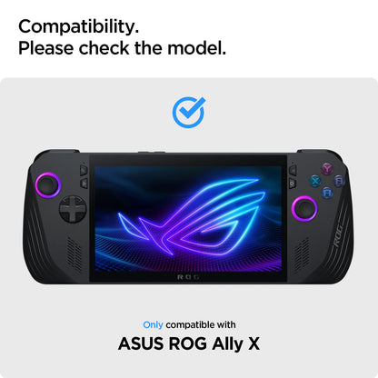 AGL09347 - ROG Ally X (2024) - GLAS.tR EZ Fit showing the compatibility.